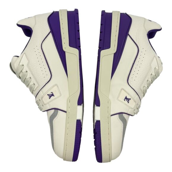 Size 7.5US - Louis Vuitton Men's Violet Low-Top Trainer - Picture 4 of 8